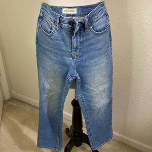 Madewell Blue Denim‎ zipper button closure 26P
